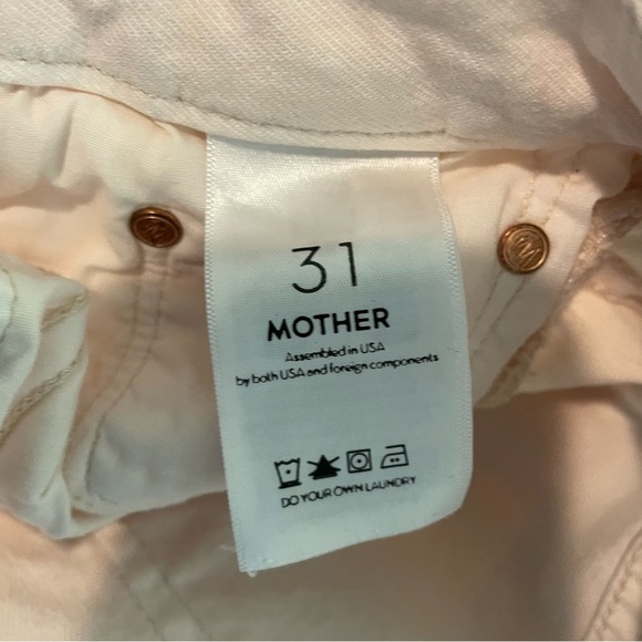 Mother The Looker Ankle Step Fray in So Far Gone (Pink) - Picture 8 of 9